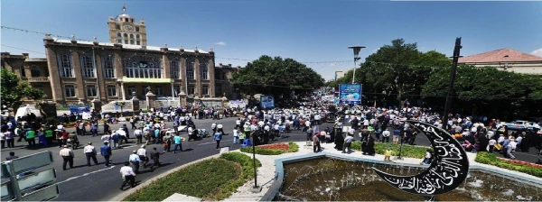 حضور در راهپیمایی عظیم روز جهانی قدس