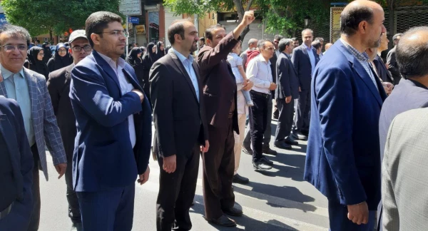 حضور در راهپیمایی عظیم روز جهانی قدس