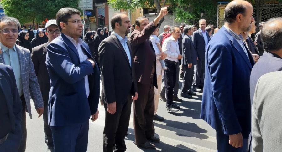 حضور در راهپیمایی عظیم روز جهانی قدس