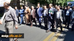 حضور در راهپیمایی عظیم روز جهانی قدس