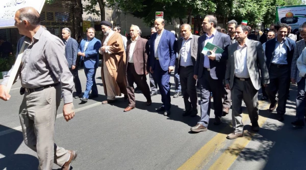 حضور در راهپیمایی عظیم روز جهانی قدس