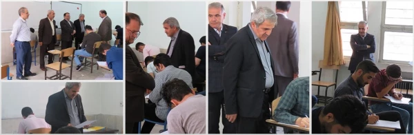 بازدید از روند برگزاری امتحانات در پردیس علامه امینی(رض)  تبریز