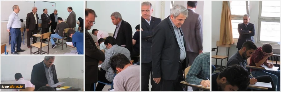 بازدید از روند برگزاری امتحانات در پردیس علامه امینی(رض)  تبریز
