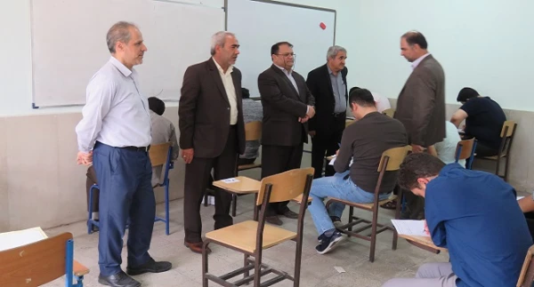 بازدید از روند برگزاری امتحانات در پردیس علامه امینی(رض)  تبریز