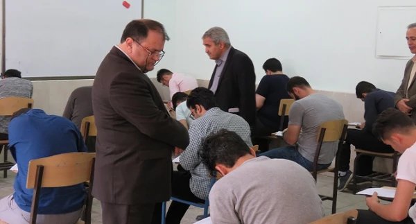 بازدید از روند برگزاری امتحانات در پردیس علامه امینی(رض)  تبریز