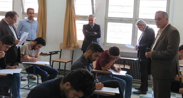 بازدید از روند برگزاری امتحانات در پردیس علامه امینی(رض)  تبریز