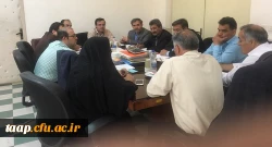 جلسه شورای پژوهشی پردیس علامه امینی(رض)  تبریز