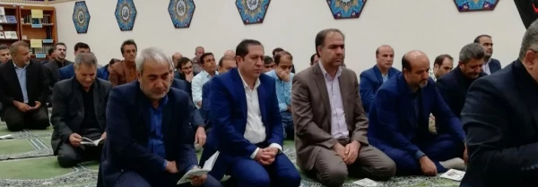 برگزاری مراسم زیارت عاشورا در پردیس علامه امینی تبریز  2