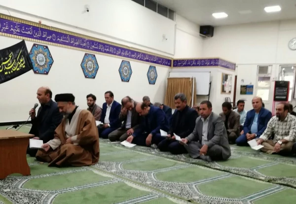 برگزاری مراسم زیارت عاشورا در پردیس علامه امینی تبریز  2