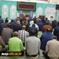 برگزاری مراسم زیارت عاشورا در پردیس علامه امینی تبریز 4