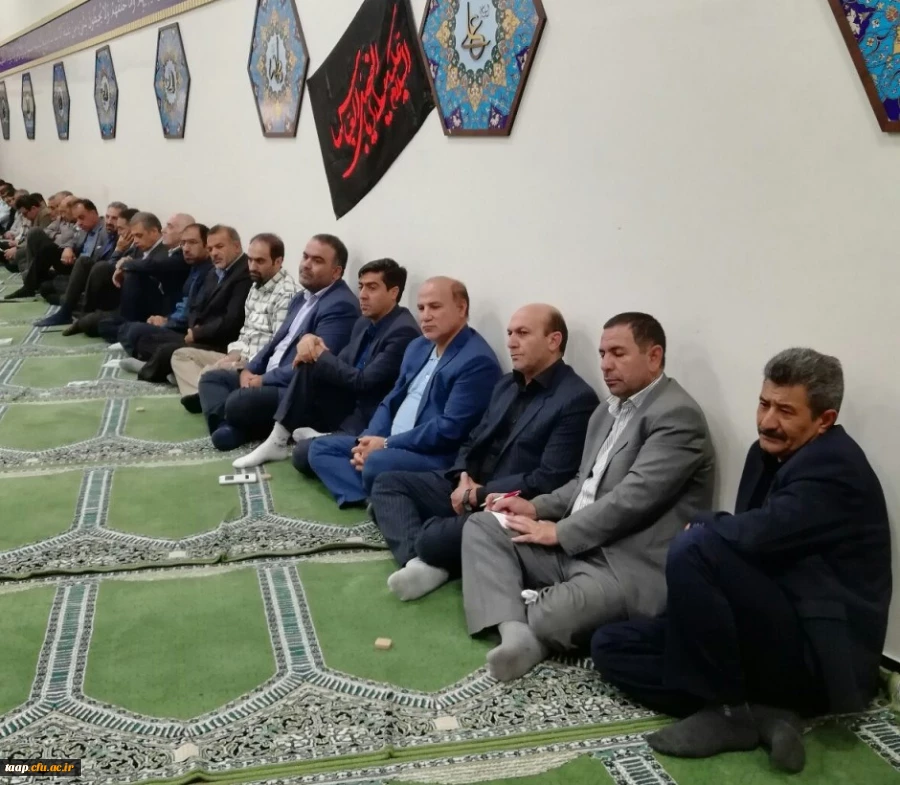 برگزاری مراسم زیارت عاشورا در پردیس علامه امینی تبریز 5