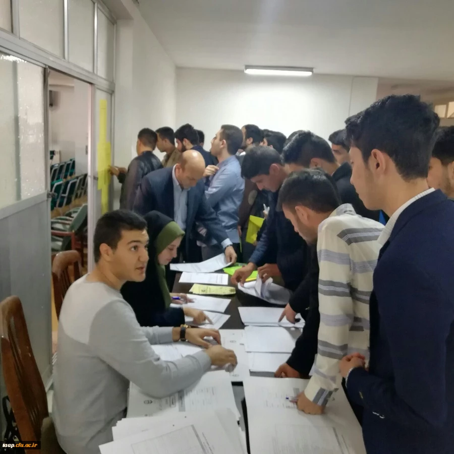  استقبال از نو دانشجویان معلمان درمرحله ثبت نام حضوری  4