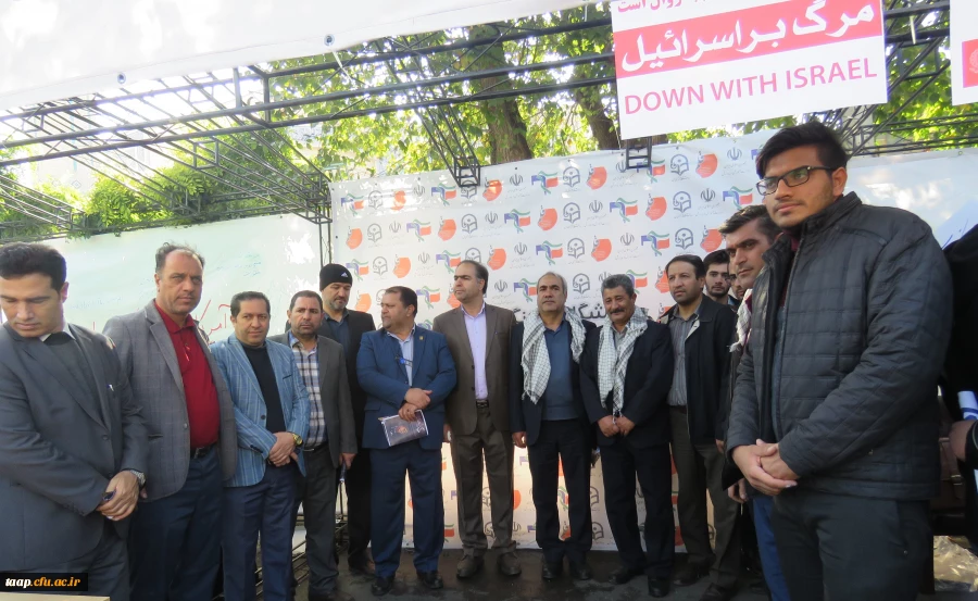 همزمان با سراسر کشورمدیریت امور پردیسهای دانشگاه فرهنگیان استان به همراه اساتید  دانشجومعلمان  و جمعی از کارکنان دوشادوش مردم غیور کلان شهر تبریز  در راهپیمایی یوم ا... 13 آبان ، حماسه آفریدند. 7