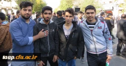 همزمان با سراسر کشورمدیریت امور پردیسهای دانشگاه فرهنگیان استان به همراه اساتید  دانشجومعلمان  و جمعی از کارکنان دوشادوش مردم غیور کلان شهر تبریز  در راهپیمایی یوم ا... 13 آبان ، حماسه آفریدند. 11