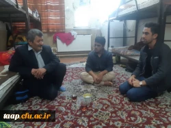 دیدار صمیمی مسئولین دانشگاه با دانشجویان در سراهای دانشجویی 3