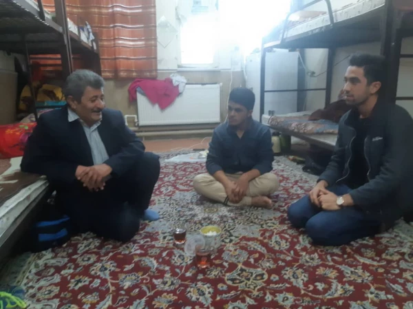 دیدار صمیمی مسئولین دانشگاه با دانشجویان در سراهای دانشجویی 3