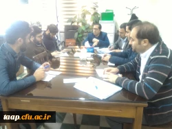 پنجمین جلسه کمیته فرهنگی پردیس علامه امینی تبریز قبل از ظهر روز یکشنبه در اتاق معاونت آموزشی،فرهنگی و پژوهشی پردیس برگزار گردید. 2