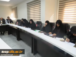 جلسه ستاد اقامه نماز دانشگاه فرهنگیان در محل مدیریت امور پردیس های استان با حضور ضیائی مدیر ستاد اقامه نماز استان آذربایجان شرقی واعضای ستاد برگزار شد  3