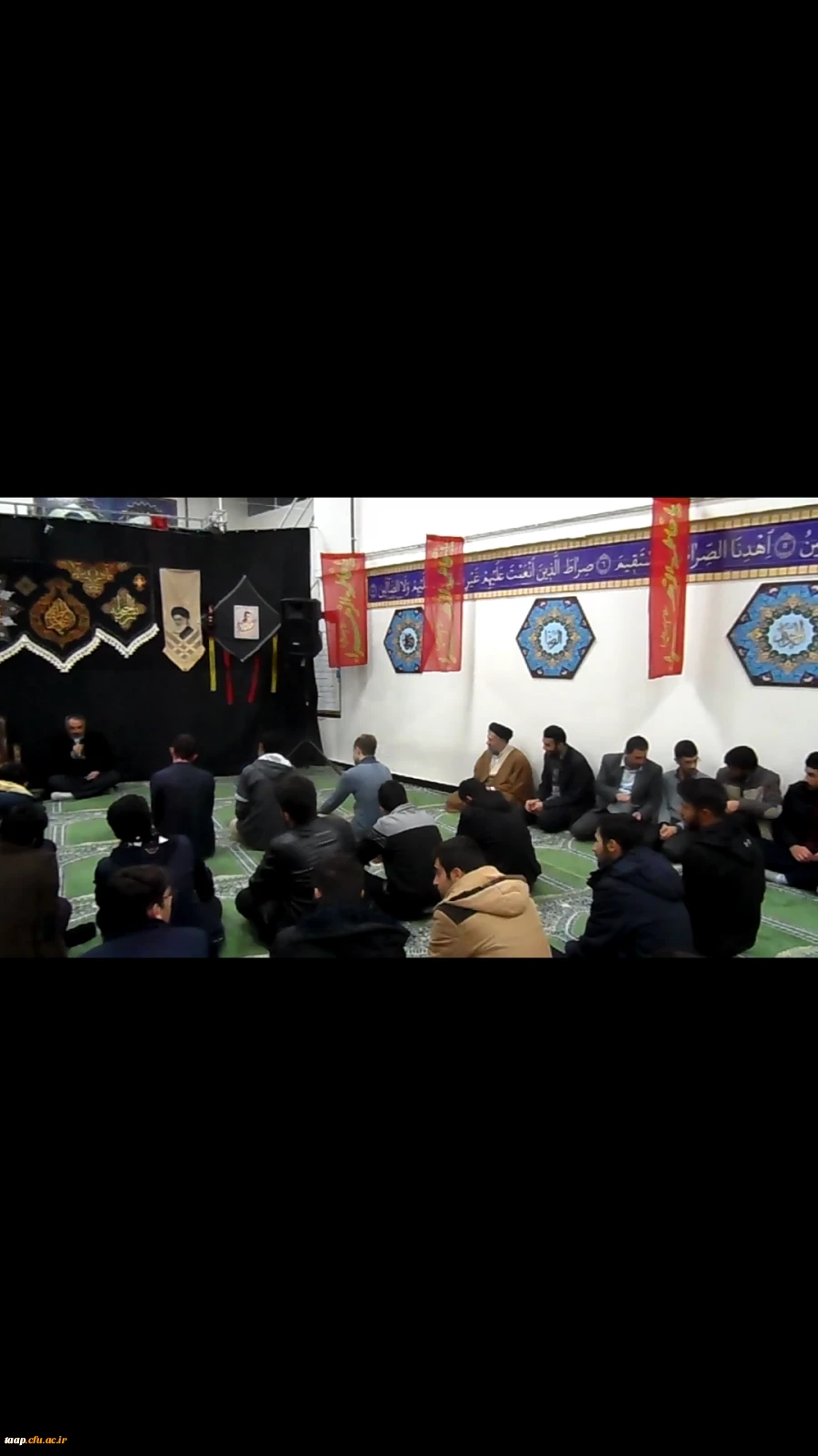  مراسم گرامیداشت سالروز تشکیل بسیج باحضور پدر بزرگوار شهید مدافع حرم حامد جوانی، مسئول نهاد مقدس رهبری  و مسئول امور فرهنگی پردیس علامه امینی تبریز در محل نمازخانه برگزار گردید. 3