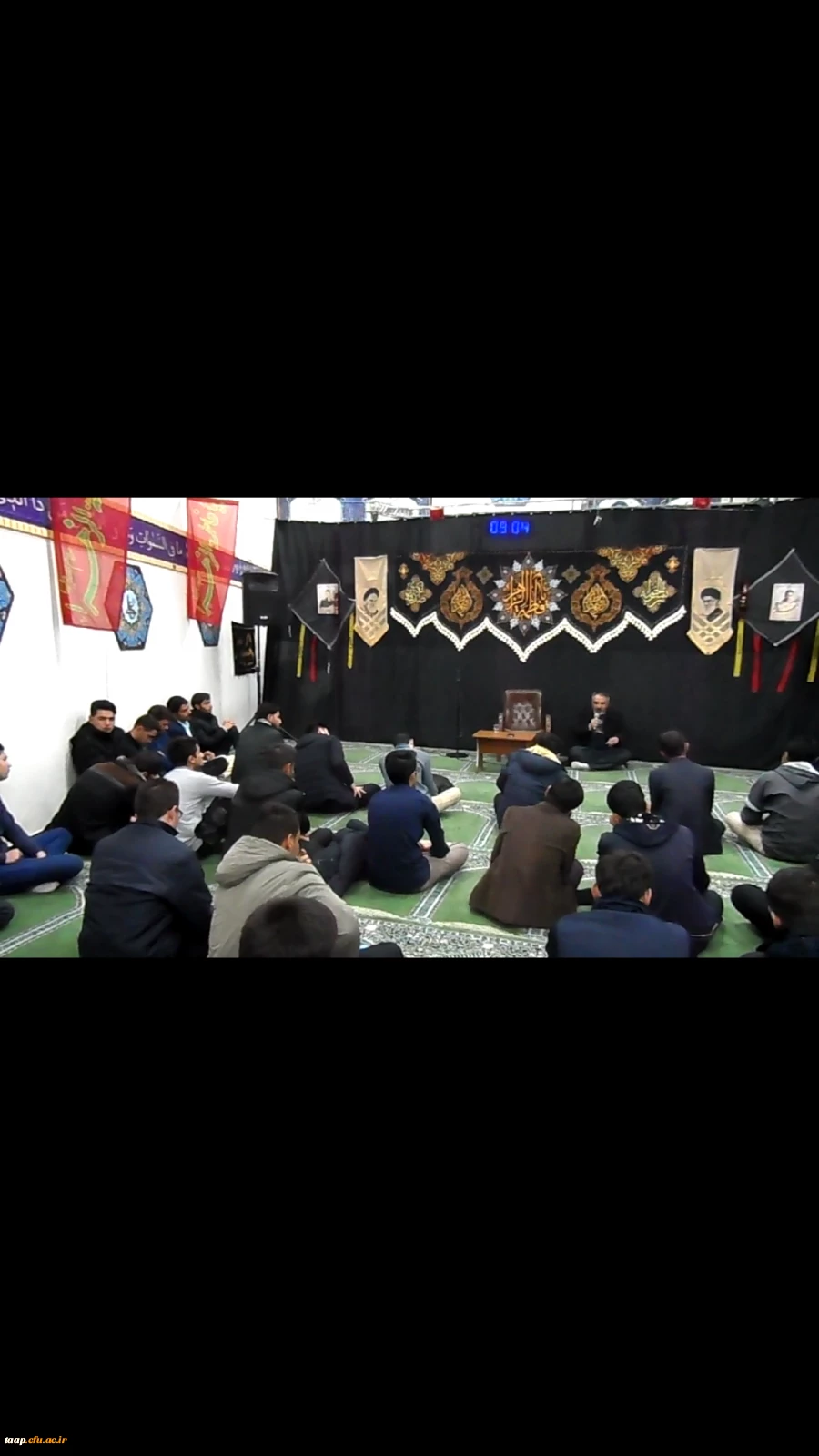  مراسم گرامیداشت سالروز تشکیل بسیج باحضور پدر بزرگوار شهید مدافع حرم حامد جوانی، مسئول نهاد مقدس رهبری  و مسئول امور فرهنگی پردیس علامه امینی تبریز در محل نمازخانه برگزار گردید. 4