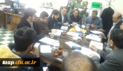 ششمین جلسه کمیته فرهنگی پردیس با حضور اعضا تشکیل جلسه داد. 2