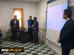 در راستای اجرای نظام نامه فرهنگی دوره ضمن خدمت ICDL در ساعت فرهنگی برای ورودی های 98 برگزار شد. 3