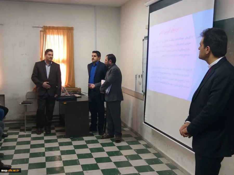 در راستای اجرای نظام نامه فرهنگی دوره ضمن خدمت ICDL در ساعت فرهنگی برای ورودی های 98 برگزار شد. 3