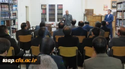 مراسم افتتاح کتابخانه با حضور مدیر محترم پردیس های استانی سرپرست و معاونان و کارکنان اساتید و دانشجو معلمان برگزار شد. 6