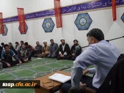 به همت بسیج دانشجویی همایش تبیین بیانات مقام معظم رهبری در 12 آذرماه 79 برگزارشد. 8