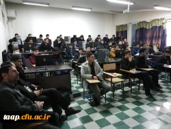 کارگاه آموزشی و توجیهی پدافند غیرعامل قبل از ظهر روز سه شنبه در محل پردیس علامه امینی برگزار گردید. 3