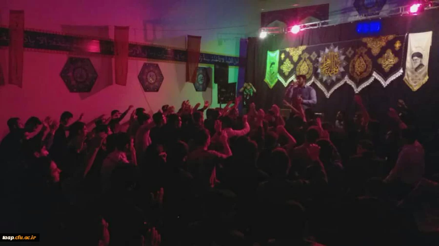 طبق برنامه هفتگی هیئت فاطمیون پردیس علامه امینی مراسم سخنرانی و مداحی به همراه پخش وصیت نامه شهید برونسی برگزار کرد. 2