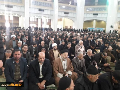 به مناسبت سالروز حماسه ۹ دی صورت گرفت.

حضور در اجتماع عظیم مردمی همزمان با سالروز حماسه9 دی روز بصیرت و میثاق امت با ولایت 