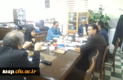 دومین جلسه کمیته ناظر بر نشریات دانشجویی دانشگاه فرهنگیان استان با حضور اعضای ناظر بر نشریات در محل اتاق معاونت آموزشی و فرهنگی برگزار شد. 2