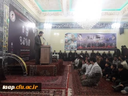 سردار نوعی اقدم در مراسم دانشگاه فرهنگیان پردیس علامه امینی تبریز برادران تاکید کرد: 
 آمریکا در تمام عرصه ها مغلوب حاج قاسم سلیمانی شده بود.
 2