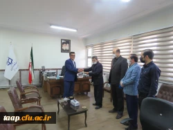 طی حکمی ازسوی دکتر خدیوی رییس دانشگاه، آقای سید پیمان امجدی به سمت مسئول دفتر وپیگیری حوزه ریاست و روابط عمومی پردیس علامه امینی منصوب شد 2