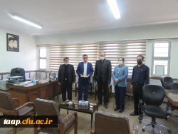 طی حکمی ازسوی دکتر خدیوی رییس دانشگاه، آقای سید پیمان امجدی به سمت مسئول دفتر وپیگیری حوزه ریاست و روابط عمومی پردیس علامه امینی منصوب شد 4