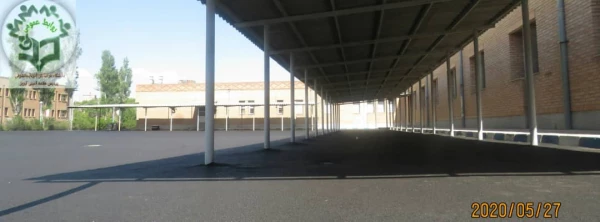 آسفالت ریزی محوطه دانشگاه فرهنگیان آذربایجانشرقی 7