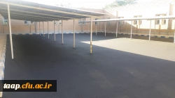 عملیات آسفالت محوطه دانشگاه فرهنگیان پردیس علامه امینی آذربایجانشرقی  با رعایت تمام پروتکل های بهداشتی  6