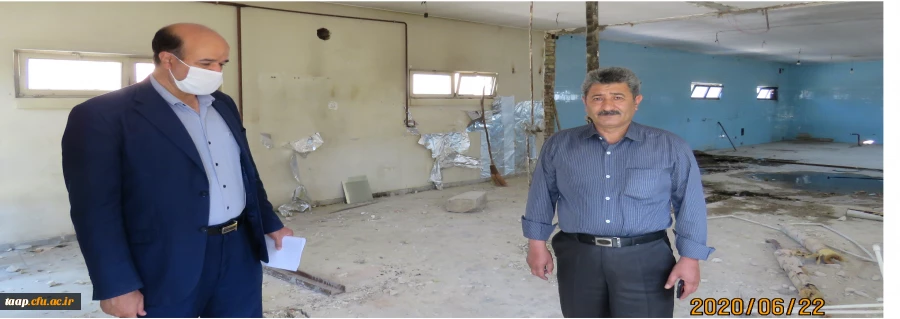 مرمت و بازسازی فضای جدید قرائت خانه در دانشگاه فرهنگیان پردیس علامه امینی آذربایجانشرقی 3