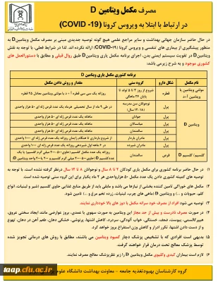 مدیریت تغذیه در دوران کرونا