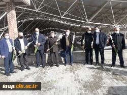 غبار روبی و عطر افشانی مزار شهدا و شهید گمنام 4