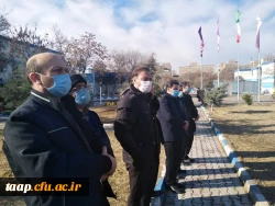 غبار روبی و عطر افشانی مزار شهدا و شهید گمنام 7