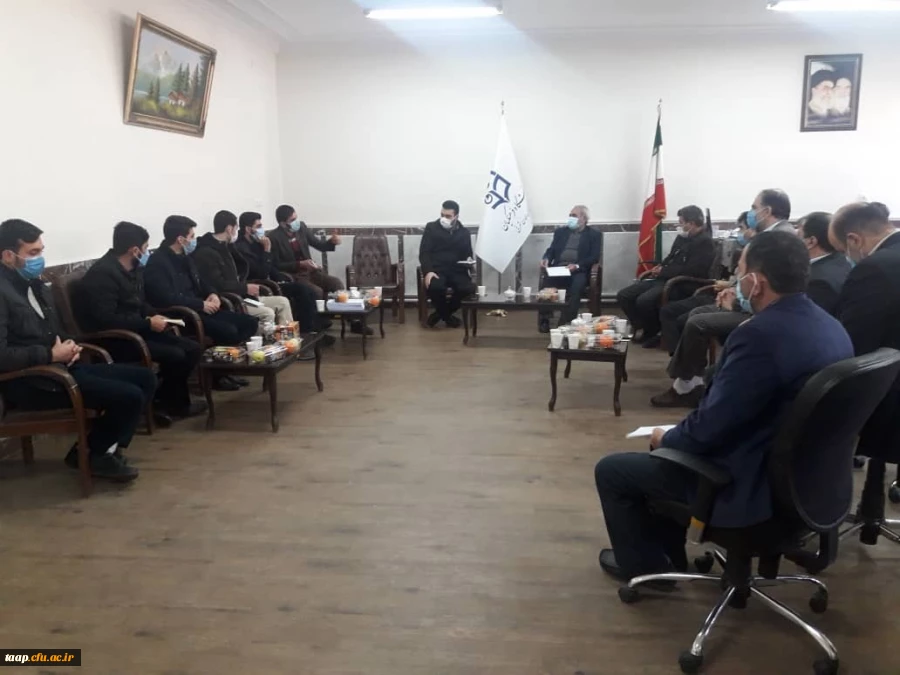 نشست صمیمی اعضای هیئت فاطمیون پردیس با مسئولین دانشگاه 2