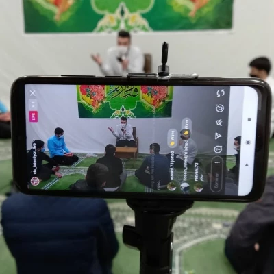 به همت هیت  فاطمیون پردیس علامه امینی تبریز مراسم جشن میلاد حضرت فاطمه زهرا(سلام الله علیها) برگزارگردید 2