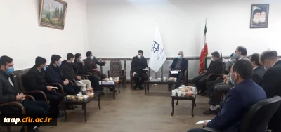 نشست صمیمی اعضای هیئت فاطمیون پردیس با مسئولین دانشگاه