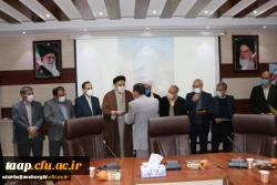 مراسم تکریم و معارفه مسئول بسیج اساتید دانشگاه فرهنگیان استان برگزار شد. 6