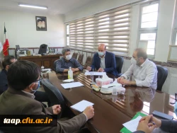 جلسه کمیته عمرانی حوزه معاونت توسعه منابع و امور دانشجویی پردیس تشکیل گردید. 2