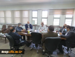 جلسه کمیته عمرانی حوزه معاونت توسعه منابع و امور دانشجویی پردیس تشکیل گردید. 3