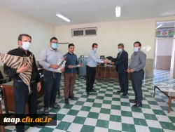 تقدیر و تجلیل از کارمندان پردیس علامه امینی تبریز باحضور سرپرست محترم و معاونت آموزشی در هفته دولت 2