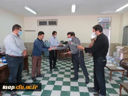 تقدیر و تجلیل از کارمندان پردیس علامه امینی تبریز باحضور سرپرست محترم و معاونت آموزشی در هفته دولت 3